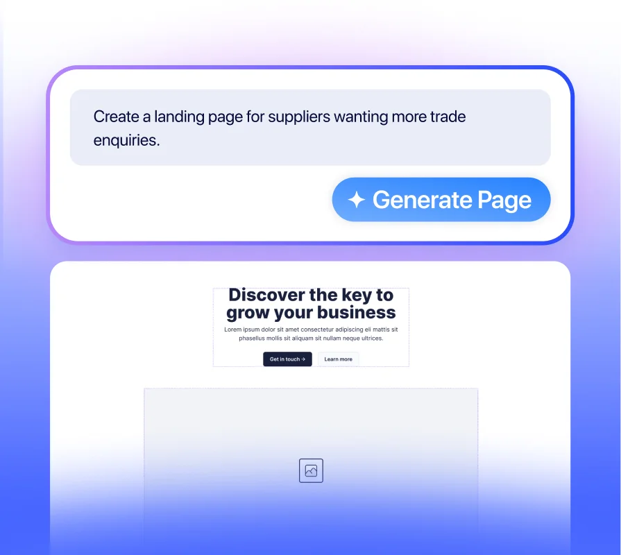 v8 crm landing pages feature